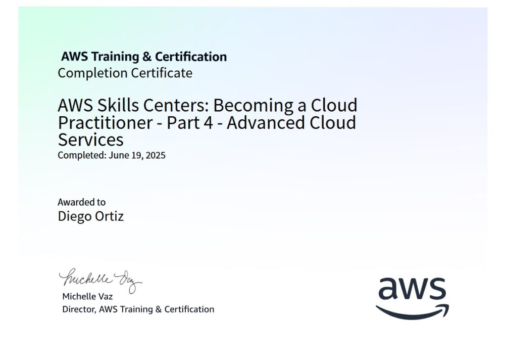 Certification - Part 4 - Advanced Cloud Services